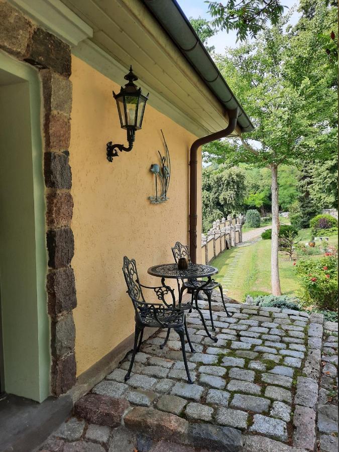 Hanghaus der Villa Oderblick Oderberg Exterior foto